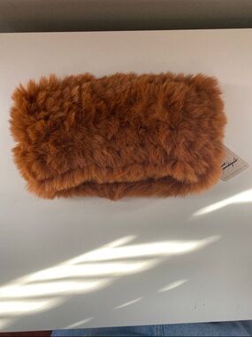 NWT Free People First Love Faux Fur Ear Warmers